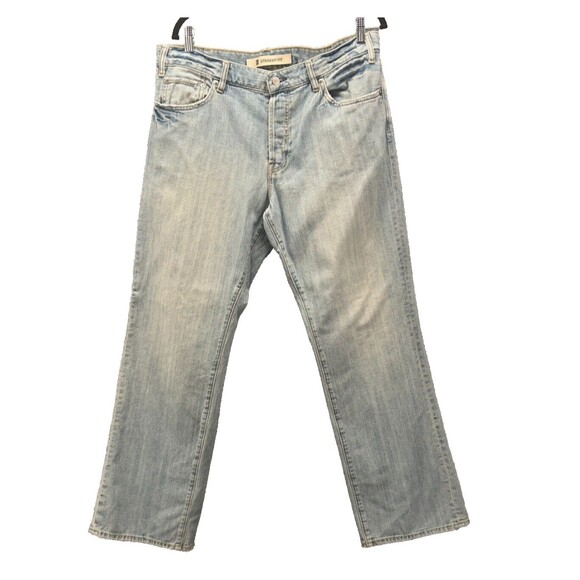 Gap Jeans Mens 36 x 32 90s Vintage Relaxed Straight Leg Light Wash Hong Kong - Picture 1 of 12